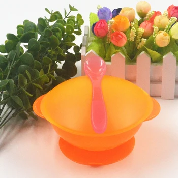 

Baby Feeding Bowl Kid's Rice Bowl with Spoon Cute Dinner Plate Children Baby Food Tableware Kids Eating Training Bowl