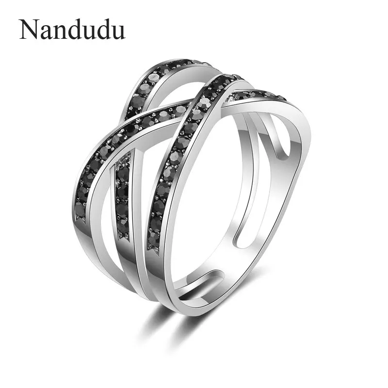 Nandudu, новинка, винтажные кольца для женщин, для свадебной вечеринки, элегантный марказит, кристалл, женское коктейльное кольцо, подарок, ретро аксессуары, R1031