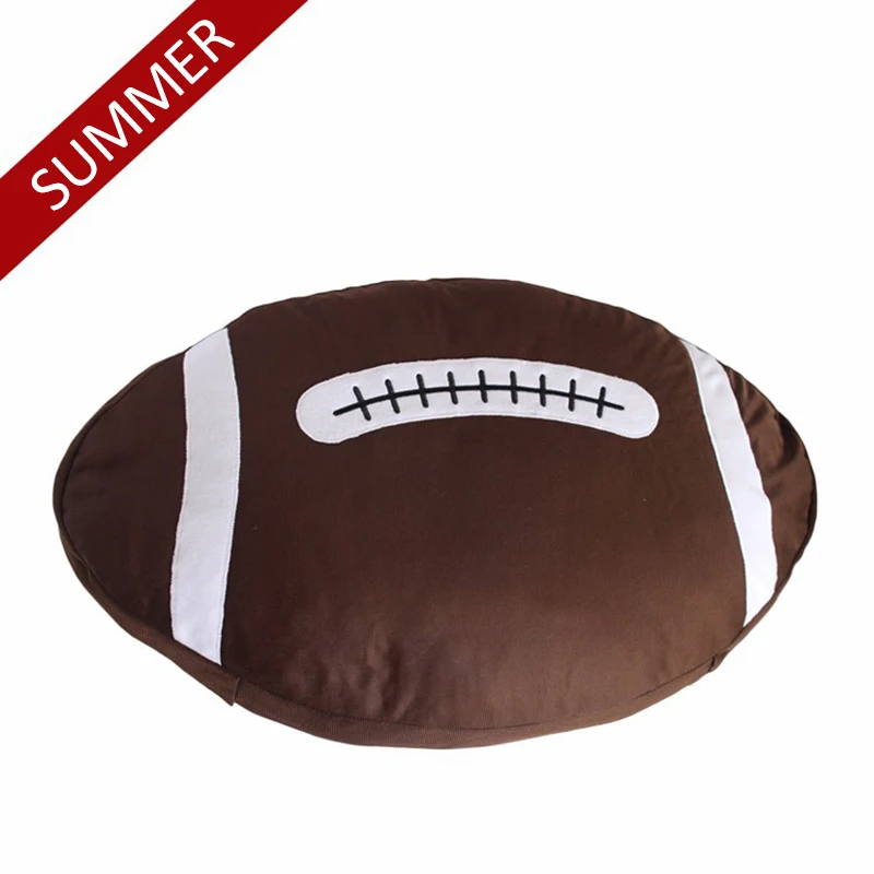 Creative Football Cushion Pillow Winter Plush Summer Breathable Fabric Gift For Boyfriend Birthday Fans Gift Home Decore