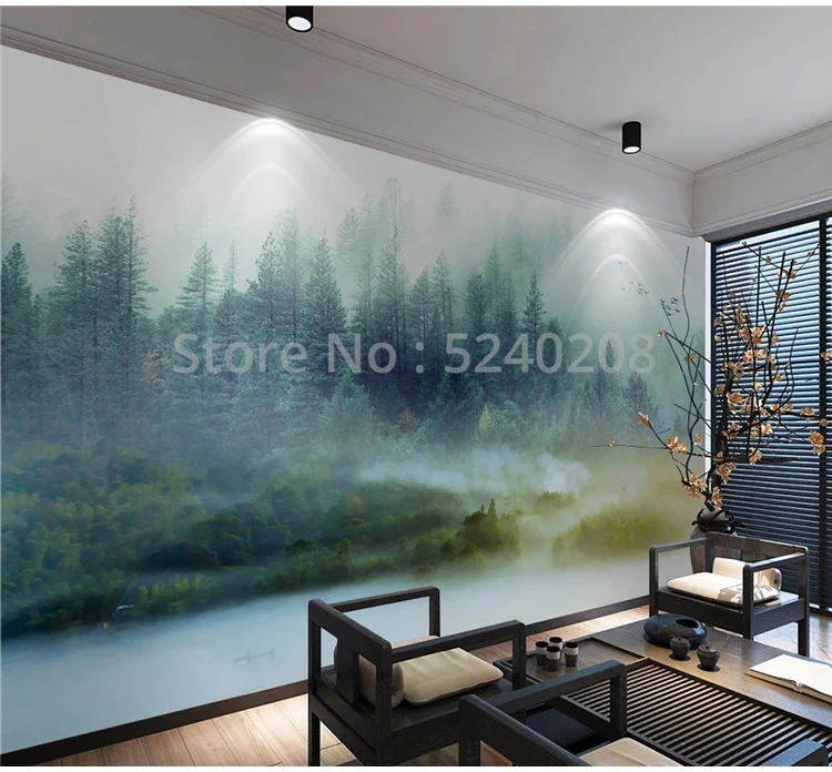 Papel de parede mural autoadesivo personalizado, 3D