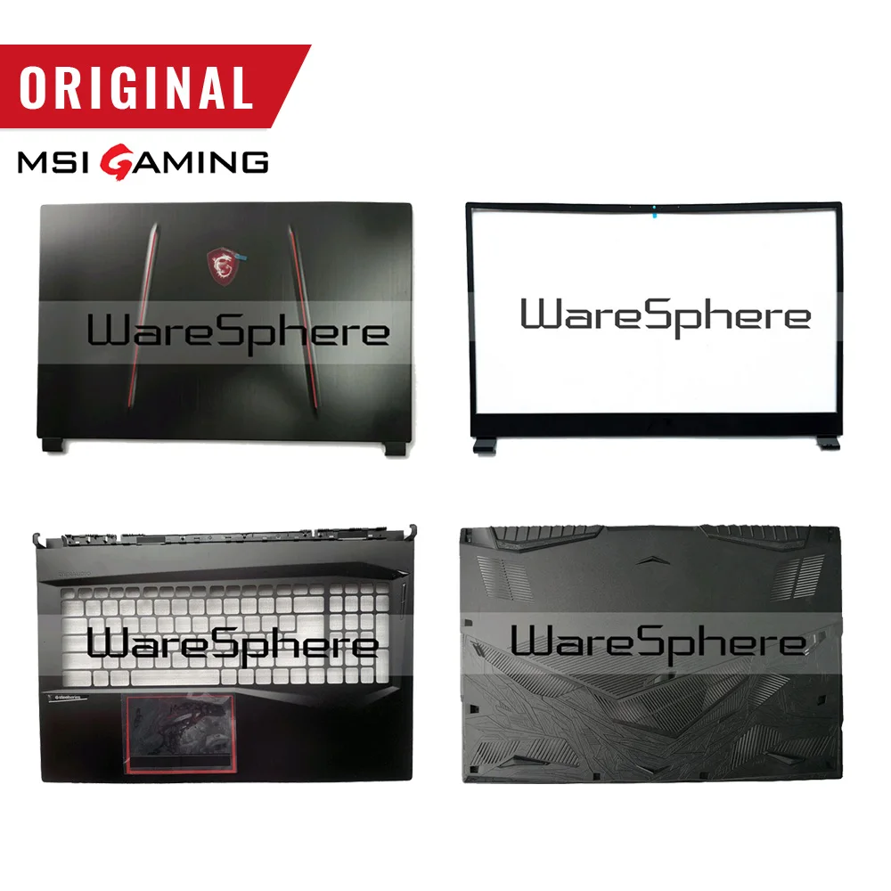 Чехол для MSI GE75 GE75MVR GE75VR MS-17E1 MS-17E1 задняя крышка/передняя рамка/верхняя крышка Упор для рук/Нижняя основа чехол/клавиатура