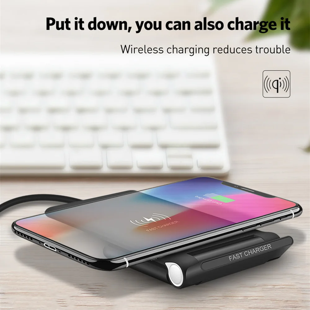 15W Fast Qi Wireless Charger For iPhone 11 Pro X XS Max Xr 8 Samsung S10 S9 S8 Note 9 10 Wireless C
