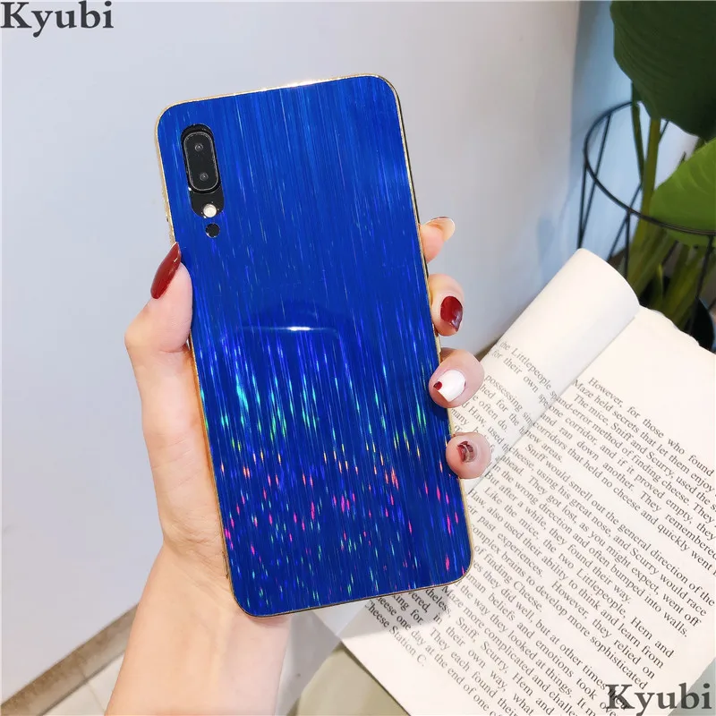 Матовый чехол для huawei P20 P30 Pro mate 20 Honor 10 Lite Nova 3e 4e, акриловый Радужный чехол для huawei P Smart Honor 8A 8X