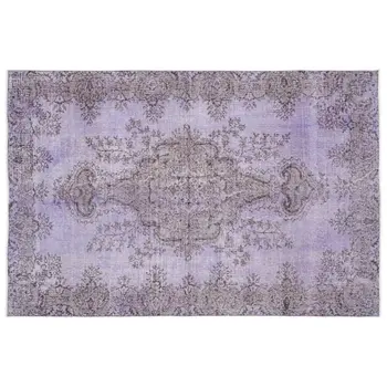 

Handmade Purple Vintage Overdyed Turkish Area Rug 177x268 Cm-5'10''X8'10''