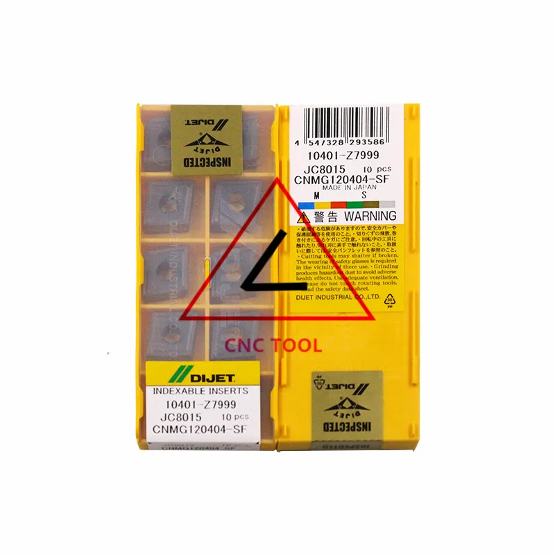 CNMG120404 SF JC8015 10pcs Original Japan DIJET Cutting Tool