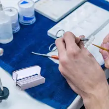 Стоматологические боры стенд стерилизуемый Органайзер стойка дисплеер с прозрачной крышкой легко использовать сэкономить много места серый