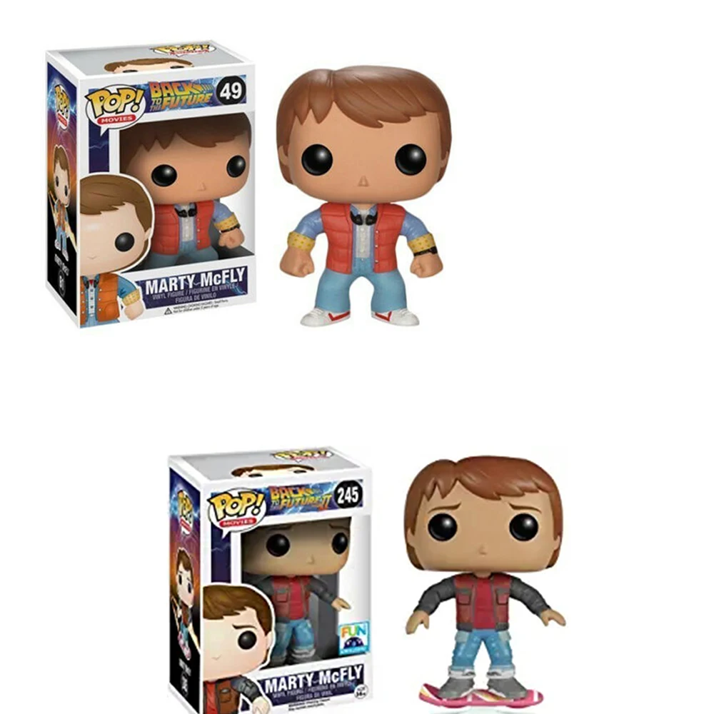 Funko POP фильмы BACK TO THE FUTURE 2 MARTY McFLY 245 #49 # экшн Виниловая фигурка Коллекционная модель