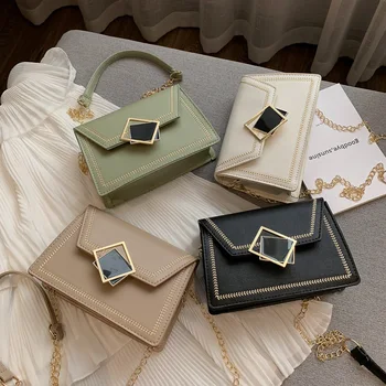 

High-quality bag Western female bag 2020 new Korean version of the wild messenger bag chain shoulder women messenger bags