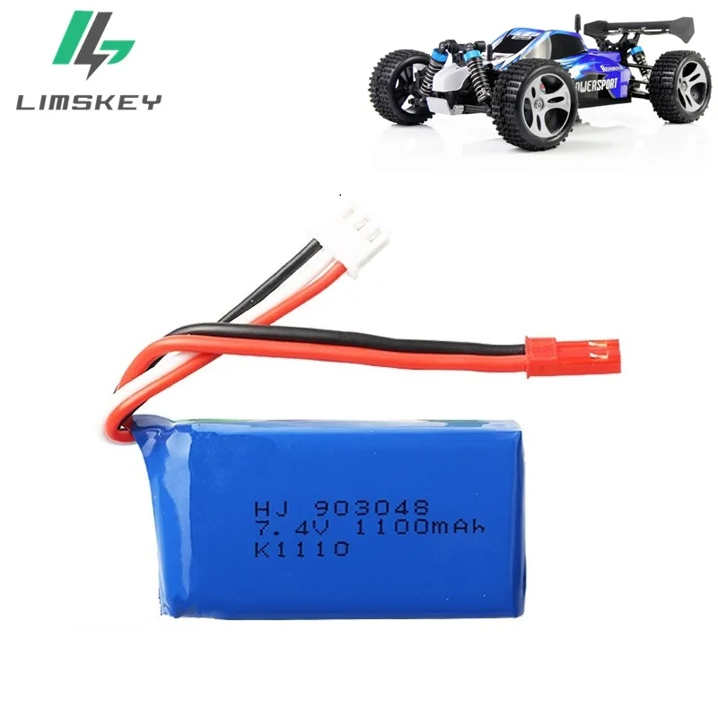 Запчасти для Wltoys A949 A959 A969 A979 K929 1/18 Rc Car LiPo Battery 7 4 V 1100mah 25c 27 | Электроника