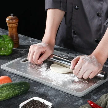 

1pc Double-sided Chopping Blocks Non-slip Frosted Cutting Board Vegetable Meat Tools Cutting Boards Kitchen Accessories