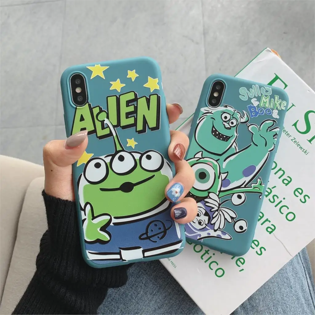 

Forfashion apple iphone7 11 phone case alien catton for Phone X XR XS MAX 6 7 8 plus 6s for Apple
