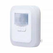 Novo sensor de controle de luz de som led casa inteligente noite plug-in sensor de movimento luz de parede noite lâmpada luz do armário da escada
