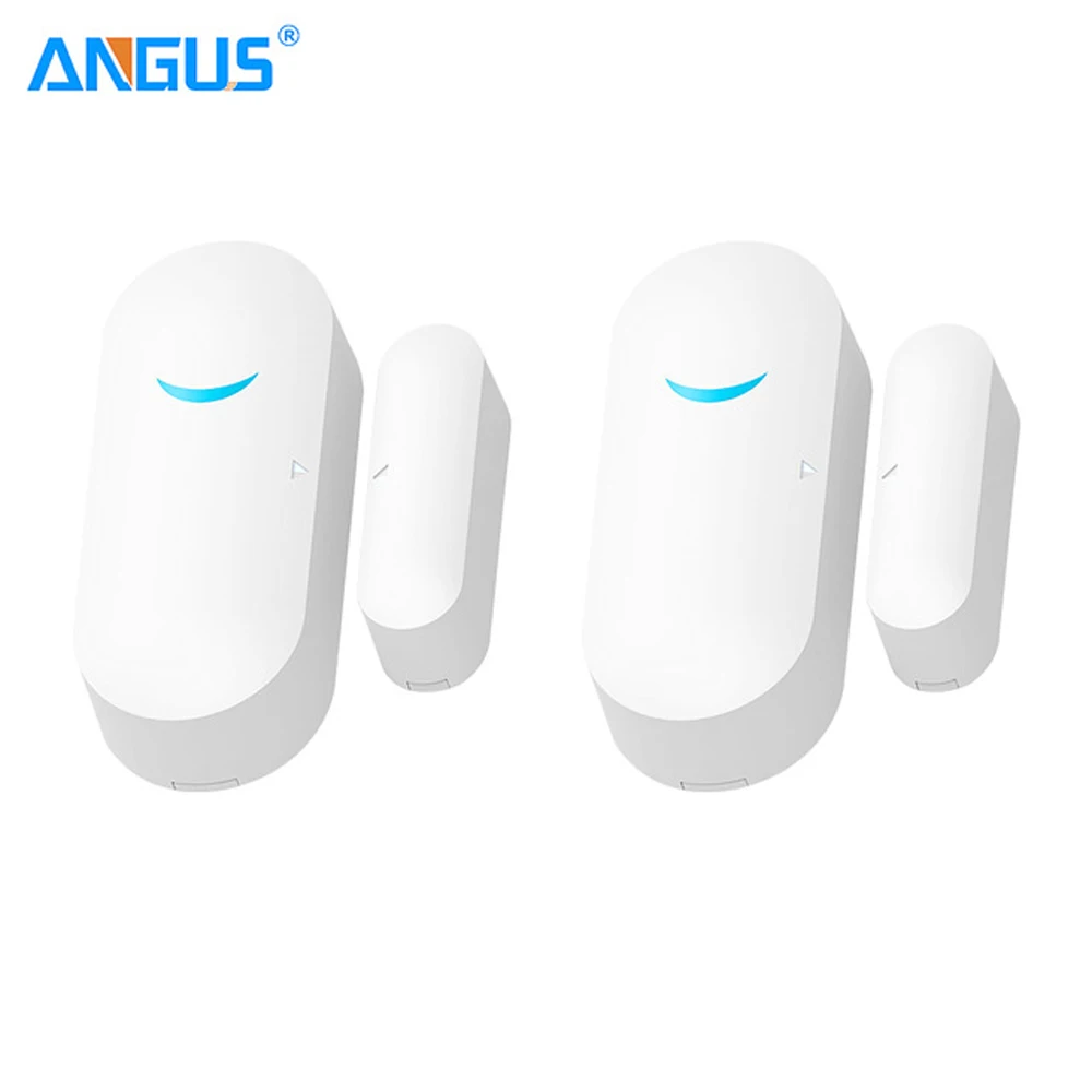 

Angus Wireless Wifi 433 МГц умное окно, дверной датчик, умный детектор, домашняя охранная сигнализация для большого дома, безопасность, 2 шт. Angus Wireless Wifi 433 MGts umnoye okn