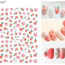 Фрукты Тип лак для ногтей задний клей деколь декорации ногтей наклейки для ногтей типсы красота