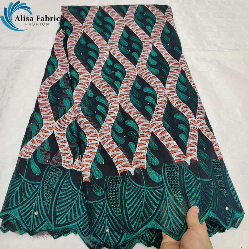 Последние настоящие африканские ткани швейцарские хлопчатобумажные ткани гарантируют настоящий швейцарский вуаль кружева в швейцарском стиле для лоскутных швейных тканей