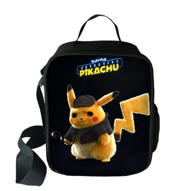 

Hot Sale Insulated Lunch Bags Children Thermal Lunchbox 3D Pikachu Printed Lunch Bags For Boys Girls Kids Food Container