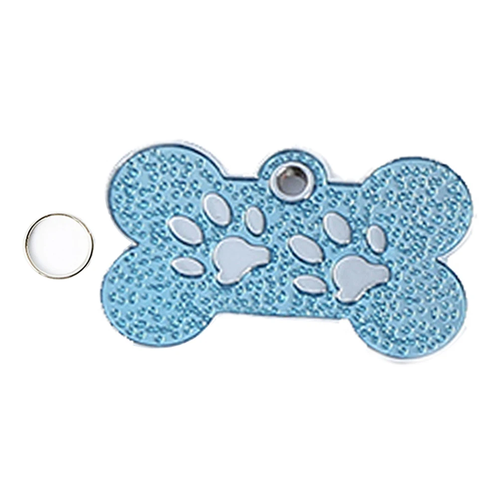 Pet Dog Cats Puppy Engraved ID Name Bone Shape Collar Tags Plate Pendant Decor 2020