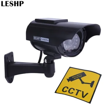 

Practical Indoor Outdoor Solar Power Dummy Fake Imitation Home CCTV Surveillance Camera with LED Light Indicator