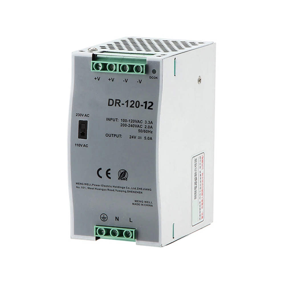 

Anti-interference Full Protection Din Rail Installation Power Switch Single Output 12V/24V Din Rail Switching Power Supply