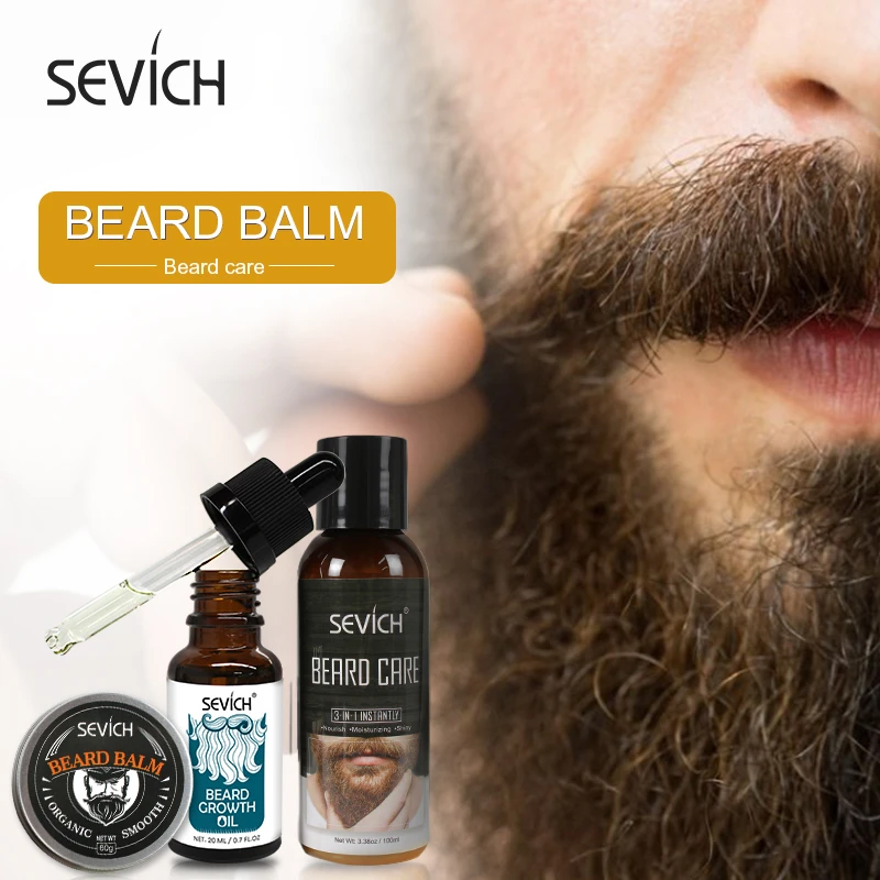 Sevich Beard Care Product For Men Day And Night Use Beard Balm Care Essence Oil Smooth Shiny Style Beard Regrowth Cream Gel Hair Loss Products Aliexpress
