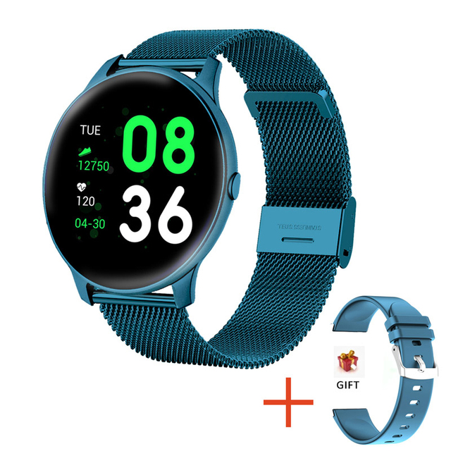 New Smart Watch Women Men Heart Rate Blood Pressure Information Remind Sport Multifunctional Waterproof lady Smartwatch+Box