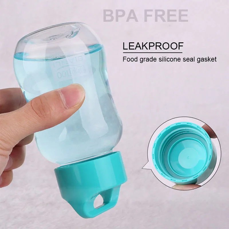 180 мл Пластиковые Красочные Bpa бесплатно портативные школьные бутылки для воды