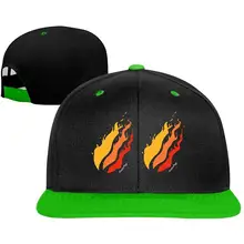 Preston Fire Nation Playz Gamer, бейсбольная кепка с пламенем, Классическая модная контрастная бейсбольная кепка в стиле хип-хоп, бейсбольные шапки для мужчин и женщин