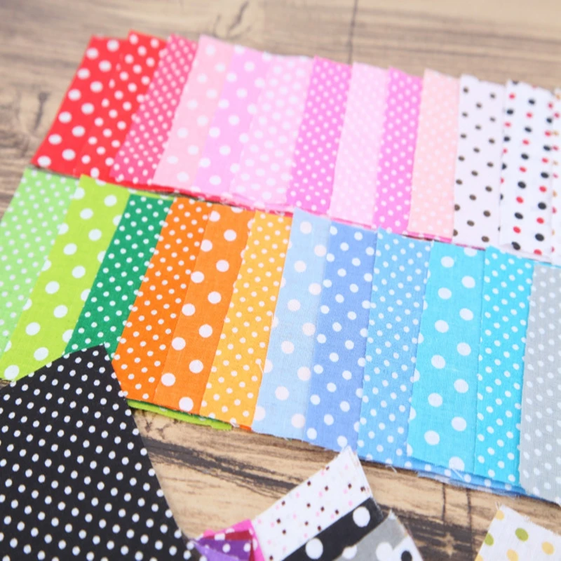 

vintage Quilting fabric Printed dot Cotton patchwork Fabric for DIY Needlework Crafts 10*10cm/piece 50 pieces/lot J05