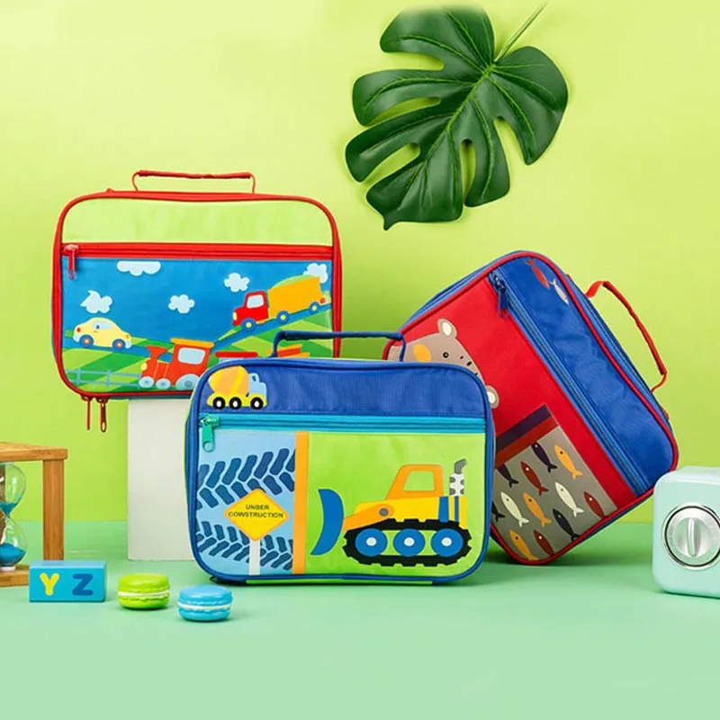 

Cartoon Insulated Kid Girls Lunch Box Tote Bag Cooler Picnic Pouch for Food Insulated Kids Food Cooler Bag