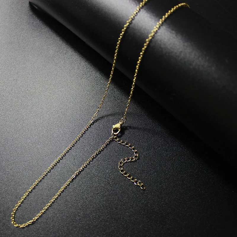 Fashion Tiny Love Heart Dainty Initial Necklace Stainless Steel Gold Color Letter Love Choker Necklace for Women Jewelry Gift