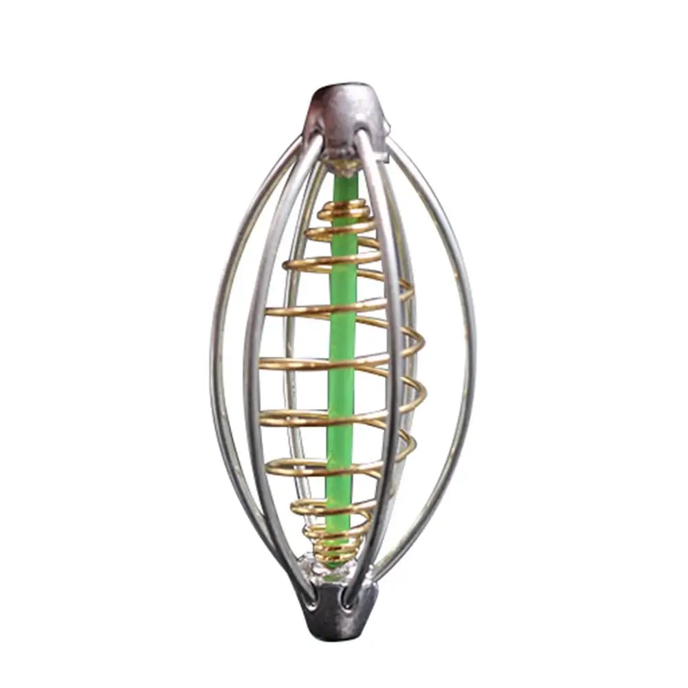 

High Quality Lantern Shape Lead Sinker Fishing Play Nest Device Accessories Tools 6 Wire Bait Thrower Fishing Feeder