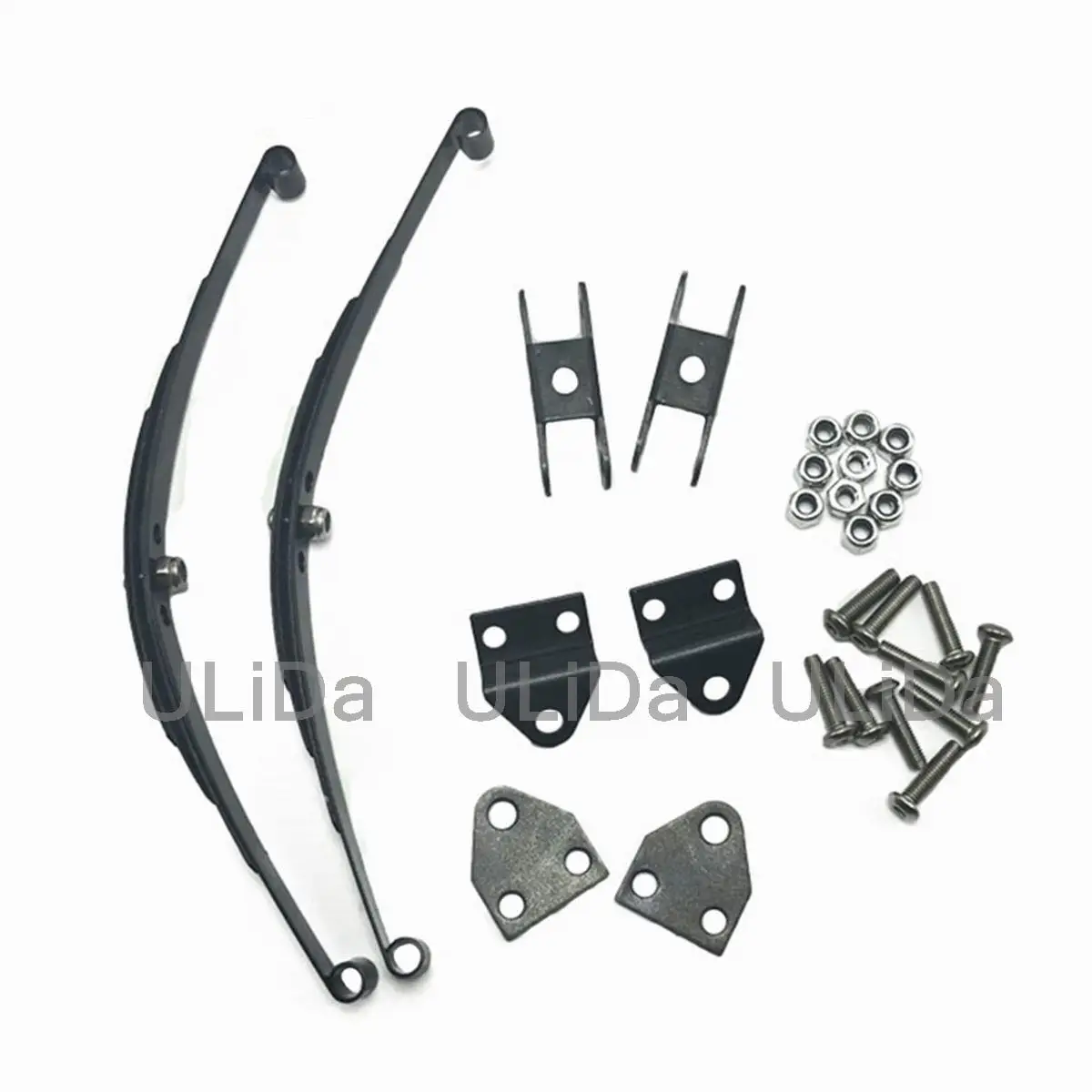 1 Pair /2 Pairs 1/10 Rock Crawler Steel Leaf Spring Suspension Set for