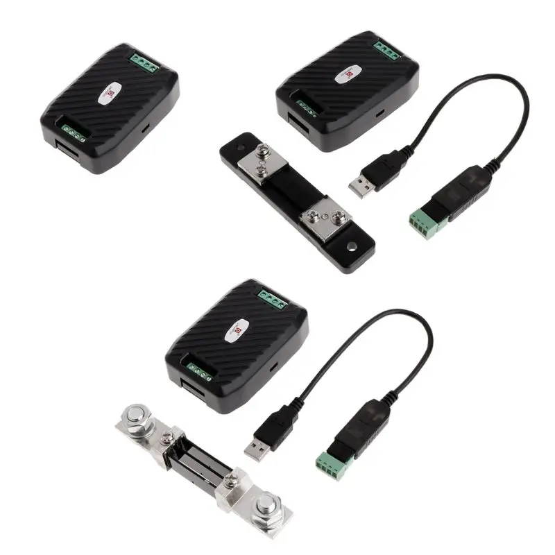 PZEM-017 DC блок связи интерфейс RS485 Modbus 0-300V 300A шунтирующий USB-кабель 94PC | Инструменты