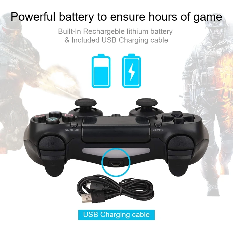 For Sony Ps4 Bluetooth Wireless Controller For Playstation 4 Wireless Vibration Joystick Gamepads For Ps4 Controller