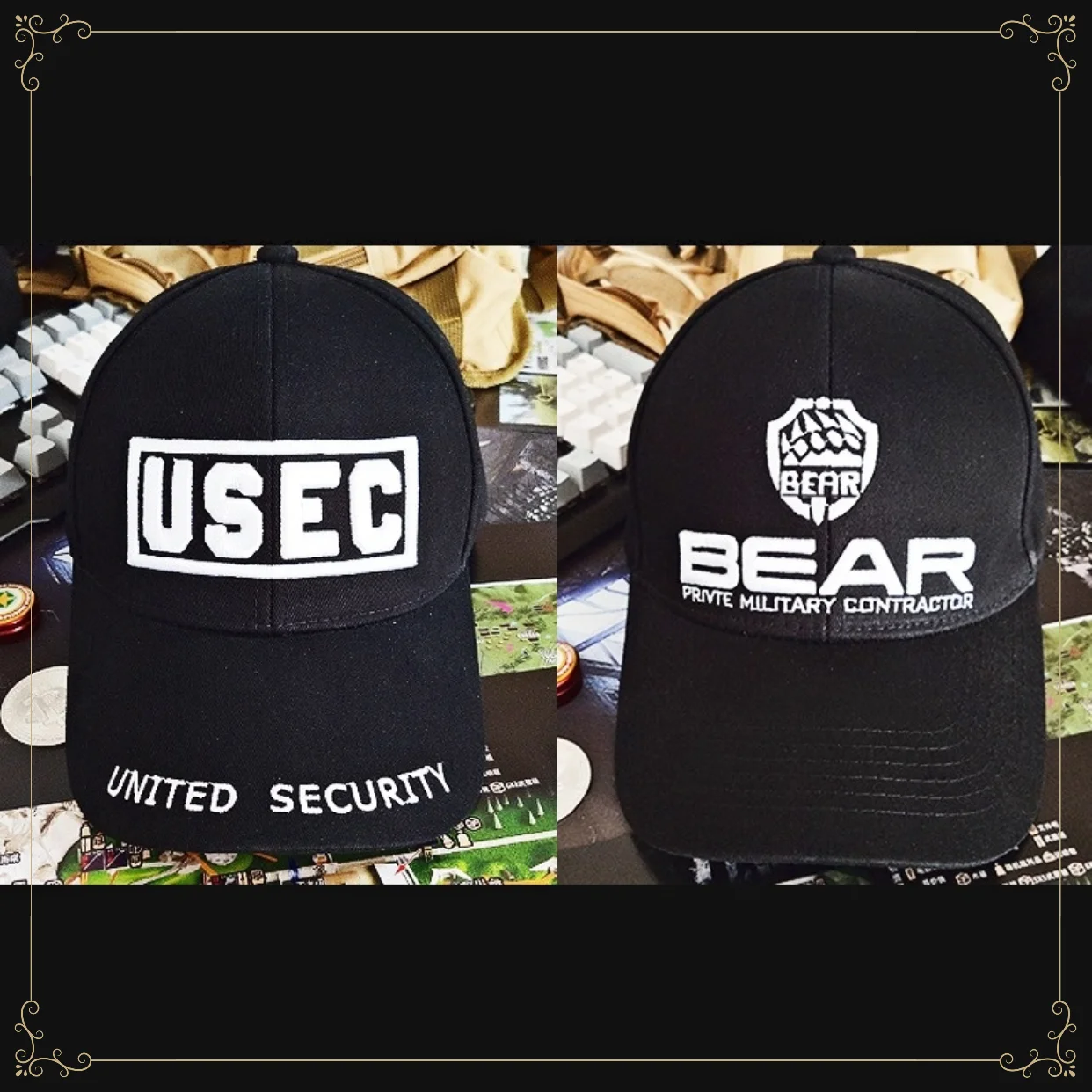 Escape From Tarkov Baseball Caps Cosplay USEC BEAR Basdball Cap Adjustable Hip Hop Caps Sun Hat Cosplay Prop Tactical Cap Visors 3