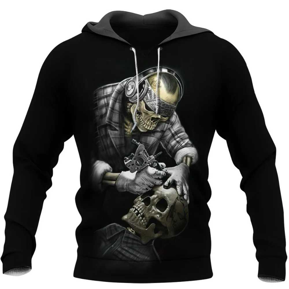 

Liumaohua 2020 Newest Fashion Men hoodies Viking Odin Tattoo 3D Print hooded Sweatshirt Unisex Casual Street hoodies tops