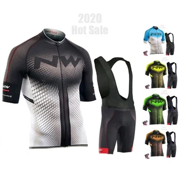 

Northwave Nw Summer Cycling Jersey Set Breathable MTB Bicycle Cycling Clothing Mountain Bike Clothing Maillot Ropa Ciclismo
