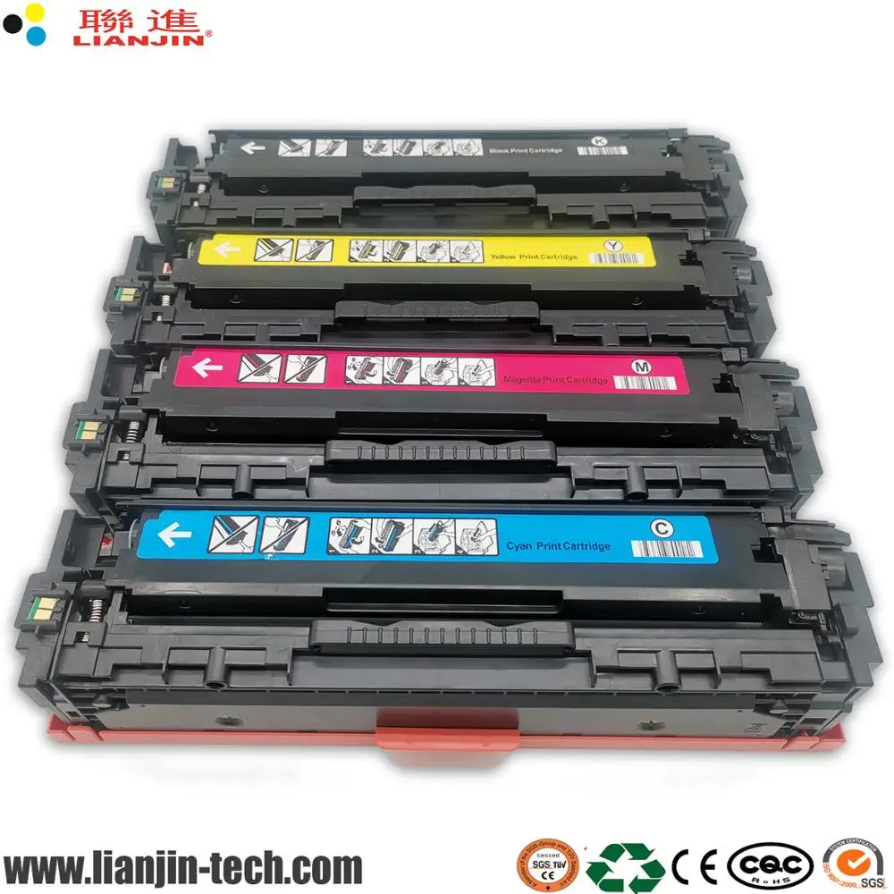 CF540A CF541A CF542A CF543A CF540 тонер-картридж для HP Laserjet M254 M254nw M254dw МФУ M281fdw M281fdn M280nw тонера к