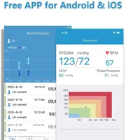 Armfit Plus Blood Pressure Monitor + EKG Monitor, Built-in Bluetooth with Free App for iOS & Android 6