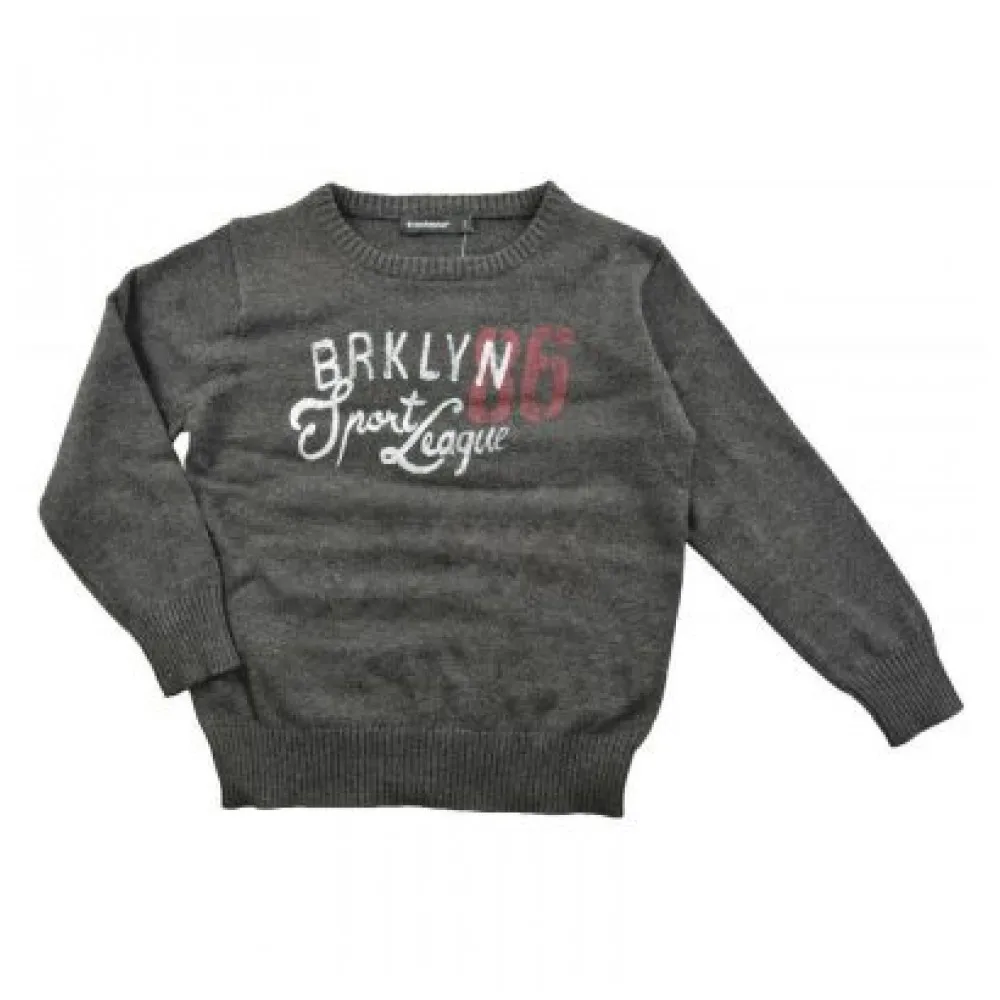Джемпер серый «Brklyn»In Extenso