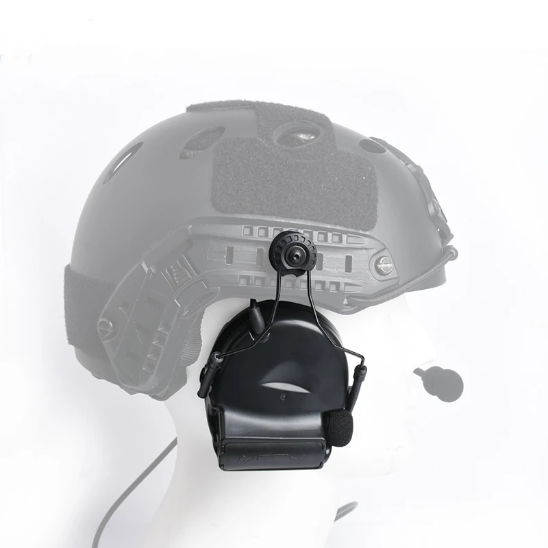 KRYDEX Tactical IPSC Headset Peltor Headphone Noise Reduction Multicam Black