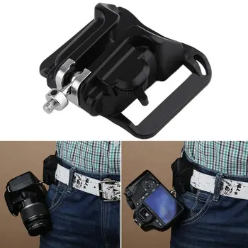 

Universal Camera Waist Belt Buckle Quick Strap Holster Hanger Button Mount Fast Loading For All DSLR SLR Video Camera