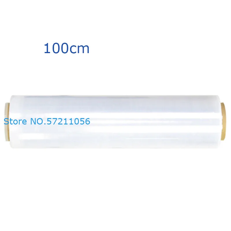 1 Roll 100cm Stretch Wrap Transparent Non Toxic Packing Film Industrial