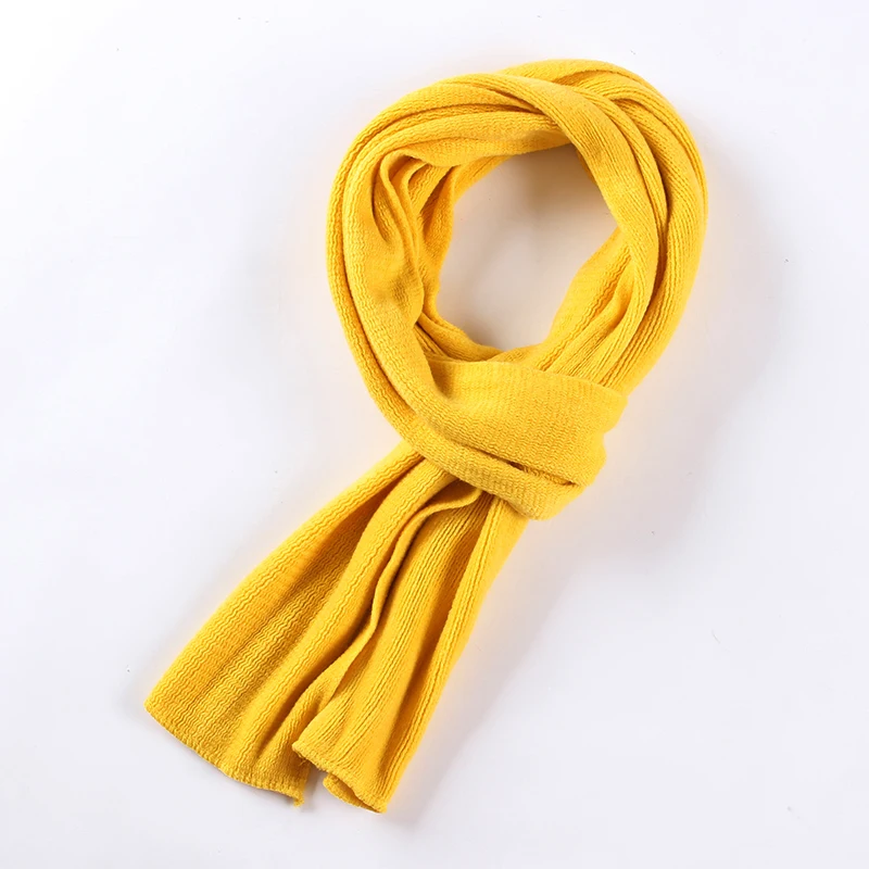 Модный мужской шарф, вязаный однотонный кашемировый шарф-пашмины шали шарфы, женские шерстяные шарфы, зимние теплые шарфы Bufanda