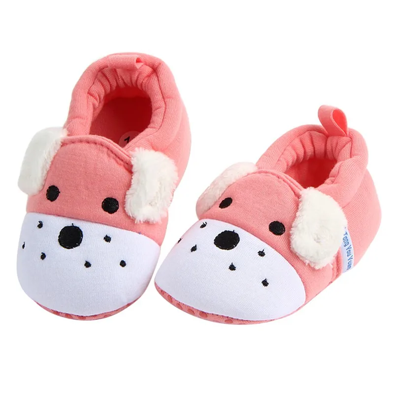 Обувь в виде животных для новорожденных мальчиков и девочек, мягкая Нескользящая теплая обувь для малышей с изображением животных
