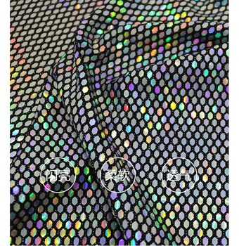 

Polyester patch Bling bling diamond Sequin fabric material