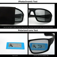 Men Photochromic Sunglasses Cycling Matte Black Sports Goggles Women Color Changing Polarized Bicycle Riding 2026 Sun Glasses 3