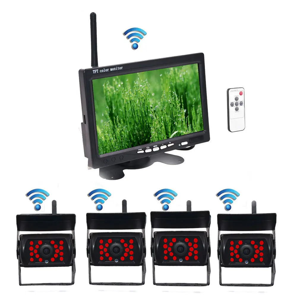 Tanie Bezprzewodowa kamera cofania i IR Night Vision 7 \