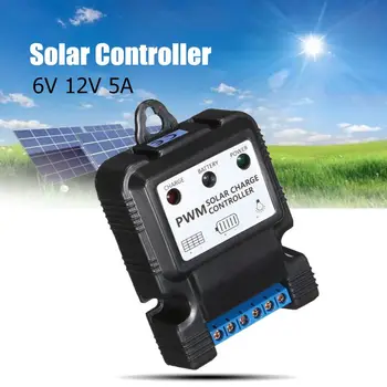 

6V 12V 5A Auto Solar Panel Charge Controller Battery Charger Regulator Auto Work PWM SOLAR Controller