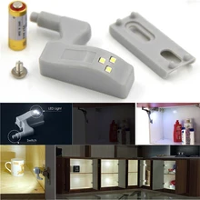 1 шт./10 шт. светодиодный светильник под лампы для шкафа Универсальный гардеробный свет 23A Светодиодная лампа на батарее внутри настенный шкаф лампа гидравлическая петля